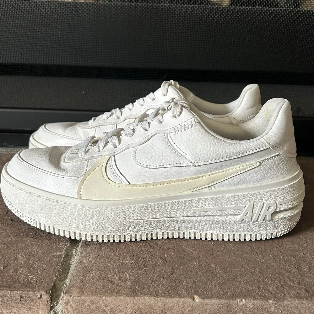 Nike Air Force 1 PLT.AF.ORM Sneakers‎ Shoes, ~Women's 8~ DJ9946-100 Summit White